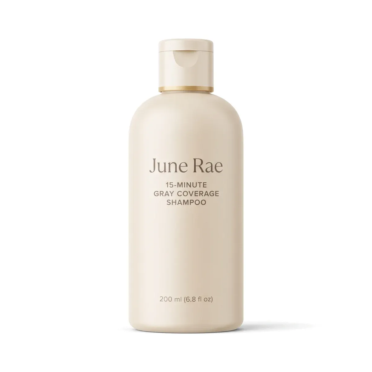 The June Rae 15-Minute Gray Coverage Shampoo bottle, 200 ml